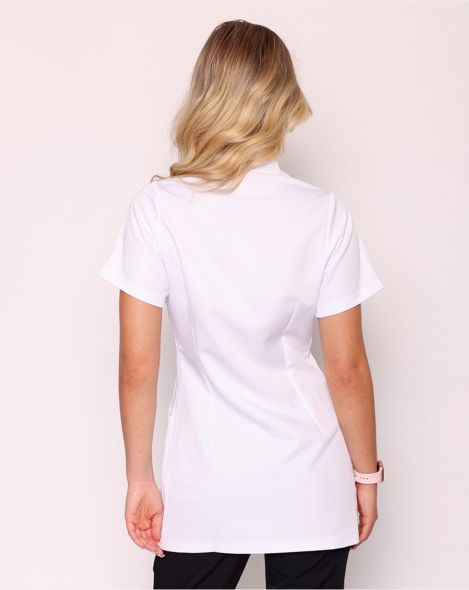 Allure Two Pocket Beauty Tunic - White