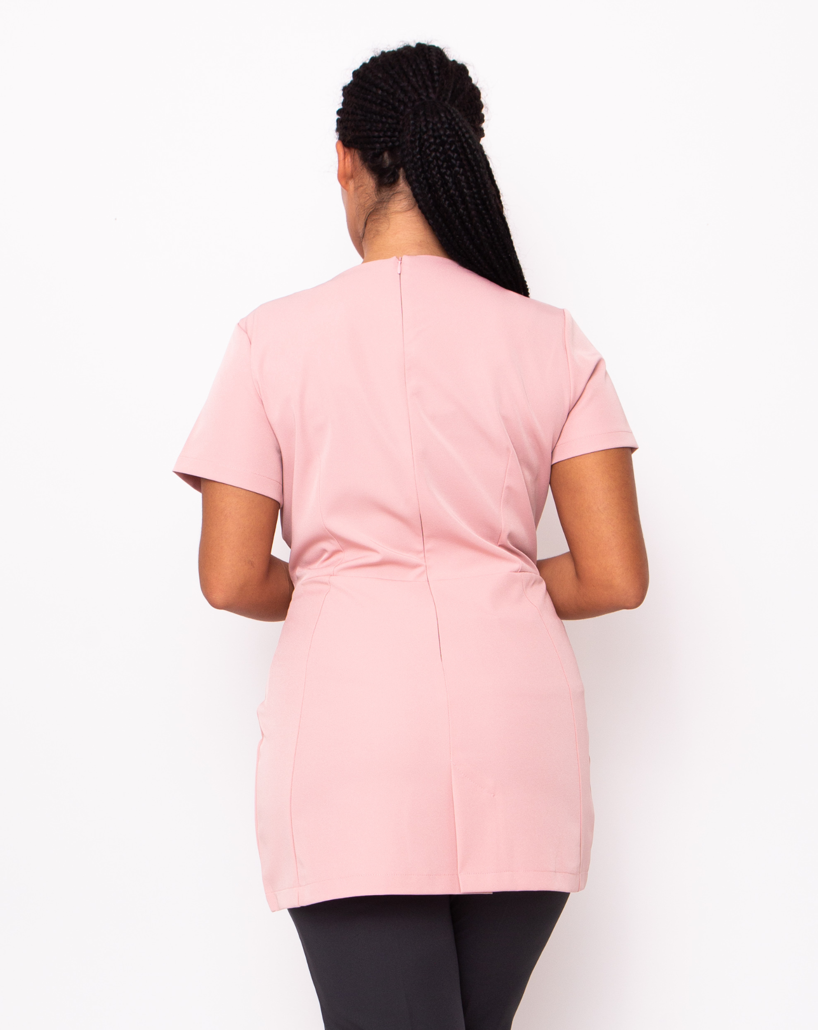 Diva Asymmetric Beauty Tunic - Blush