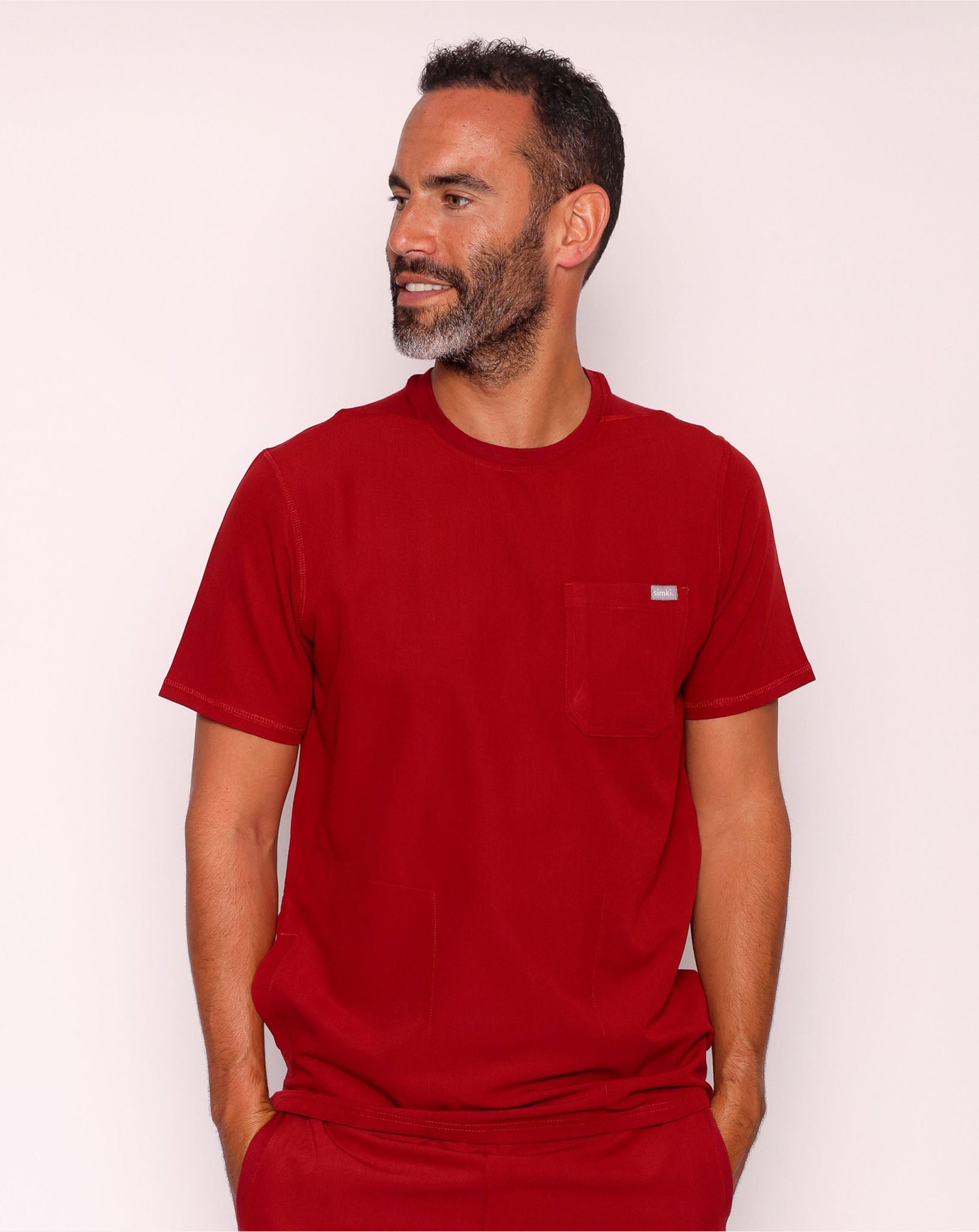 Miles One Pocket Scrub Top