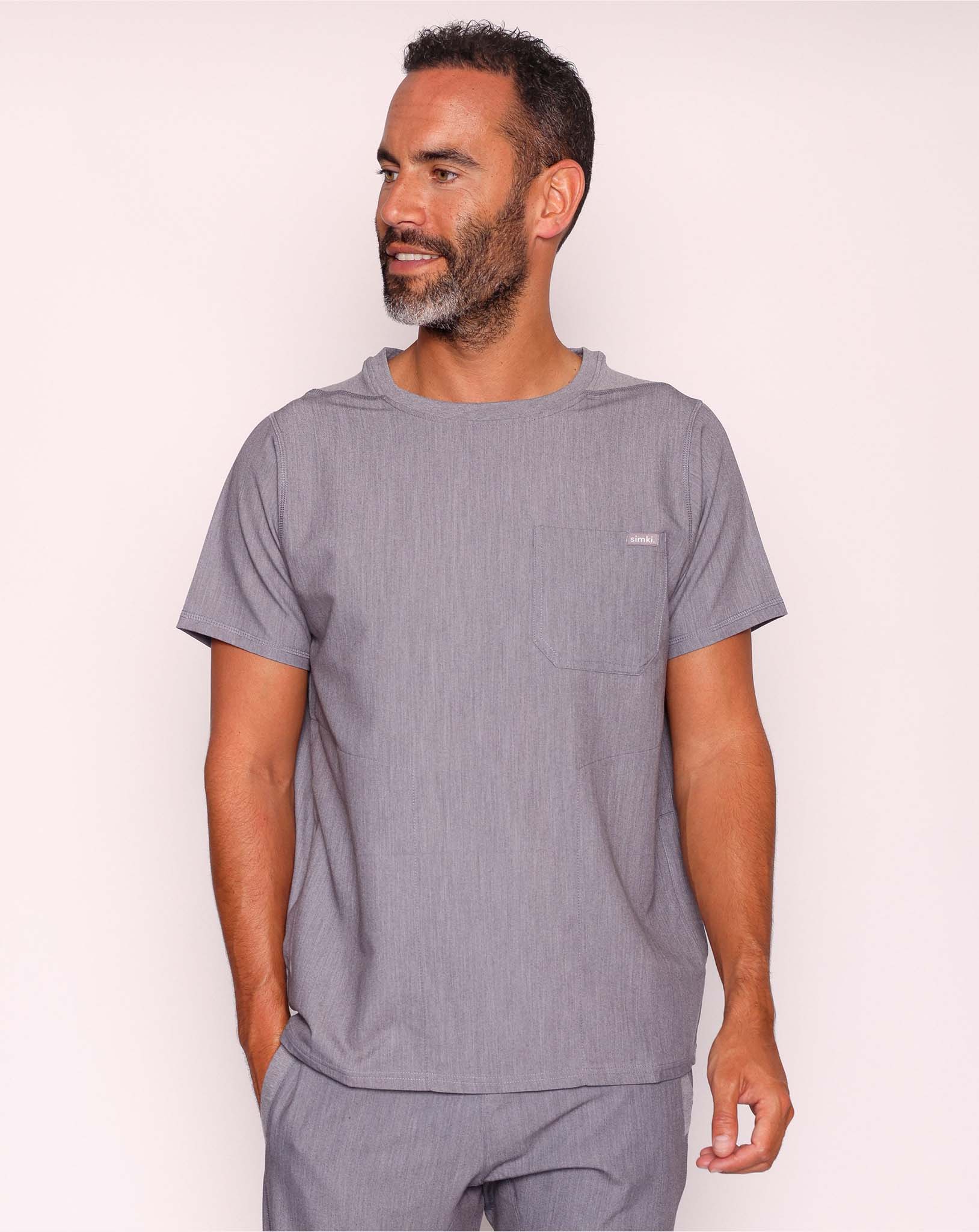 Miles One Pocket Scrub Top