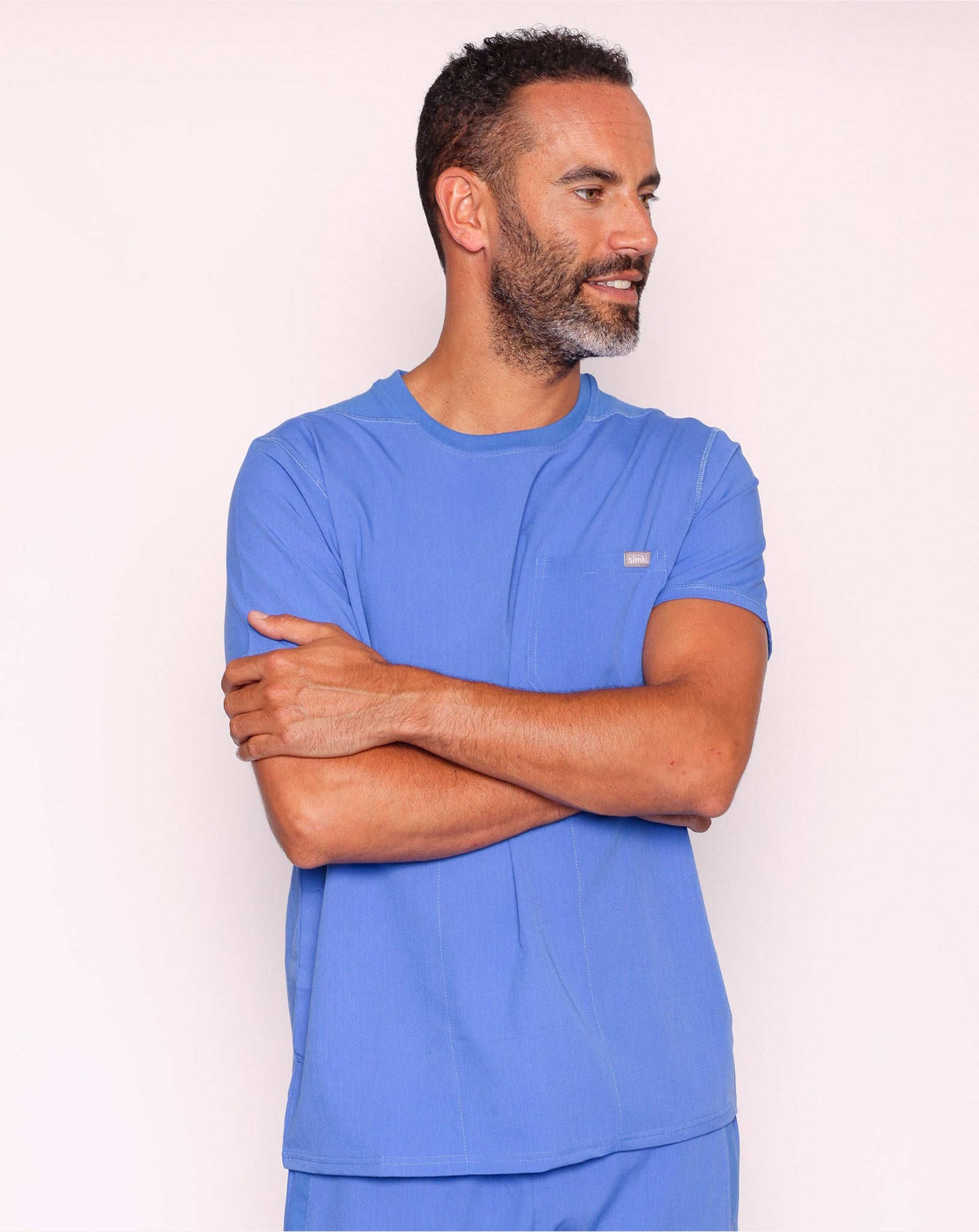 Miles One Pocket Scrub Top