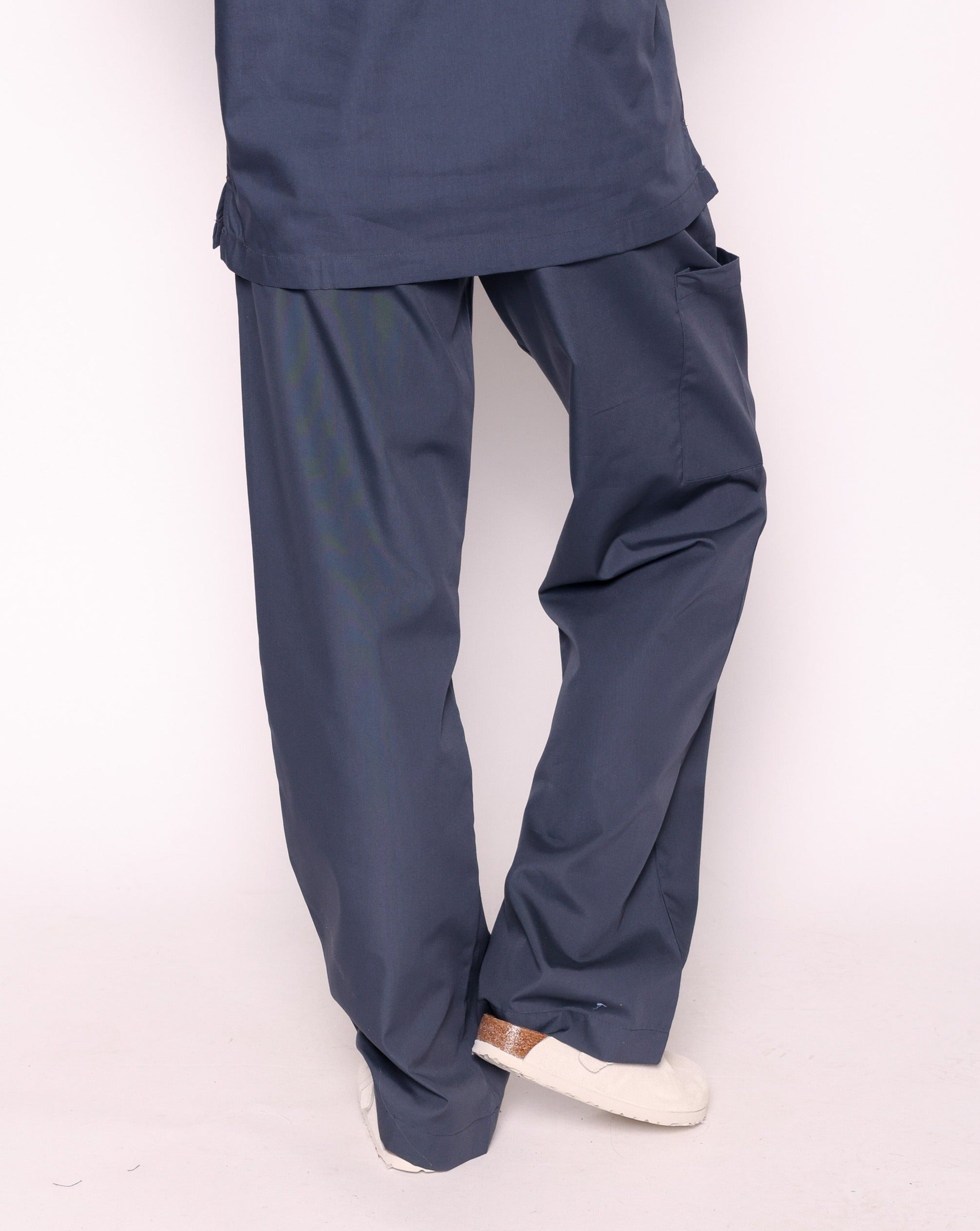 Newbury Unisex Drawstring Scrub Trousers - Charcoal Grey