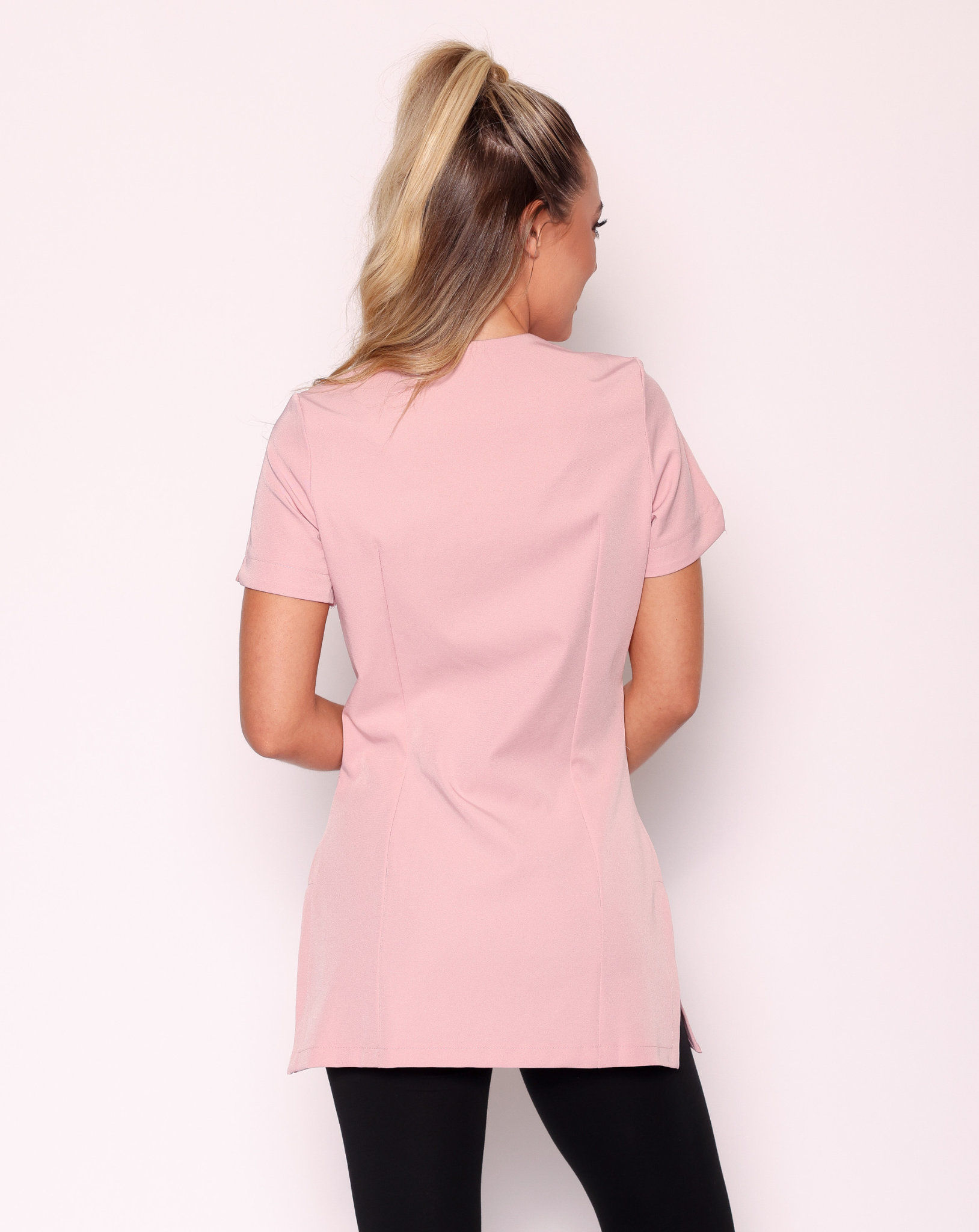 Belle Asymmetric Beauty Tunic - Blush