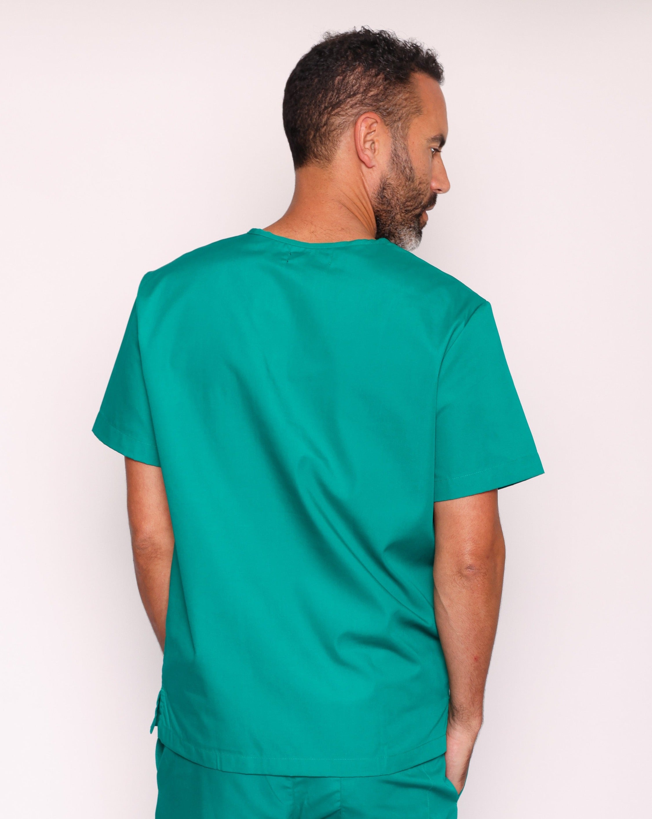 Sandringham Unisex Three Pocket Scrub Tunic - Forest Green