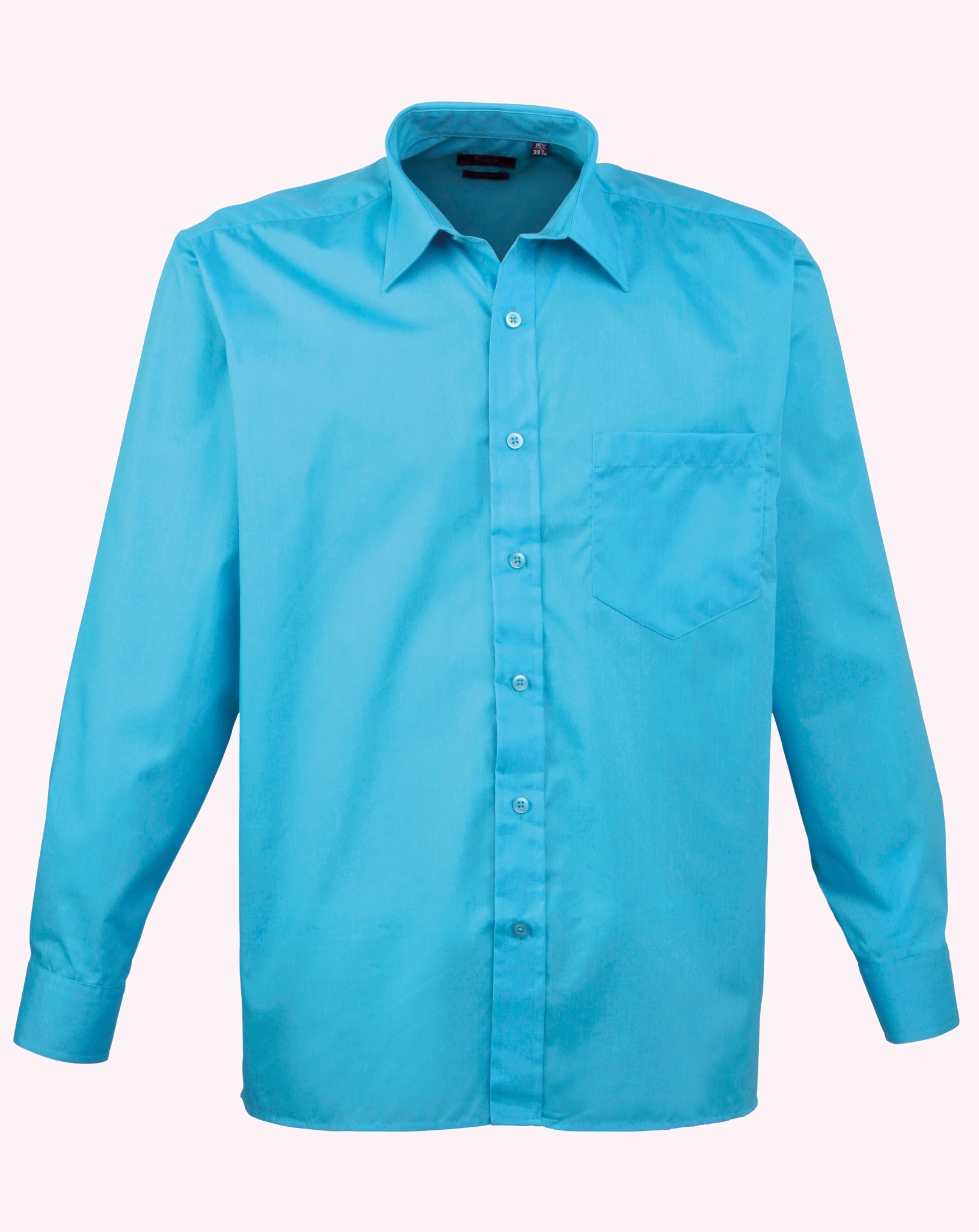 Premier Long Sleeve Poplin Shirt Bright Colours