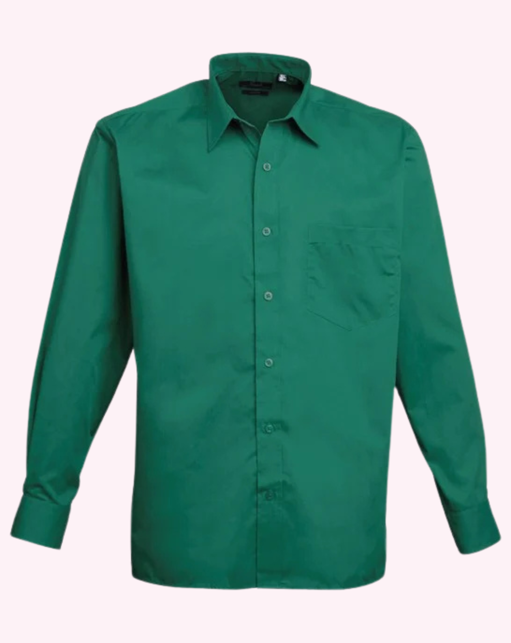 Premier Long Sleeve Poplin Shirt Bright Colours