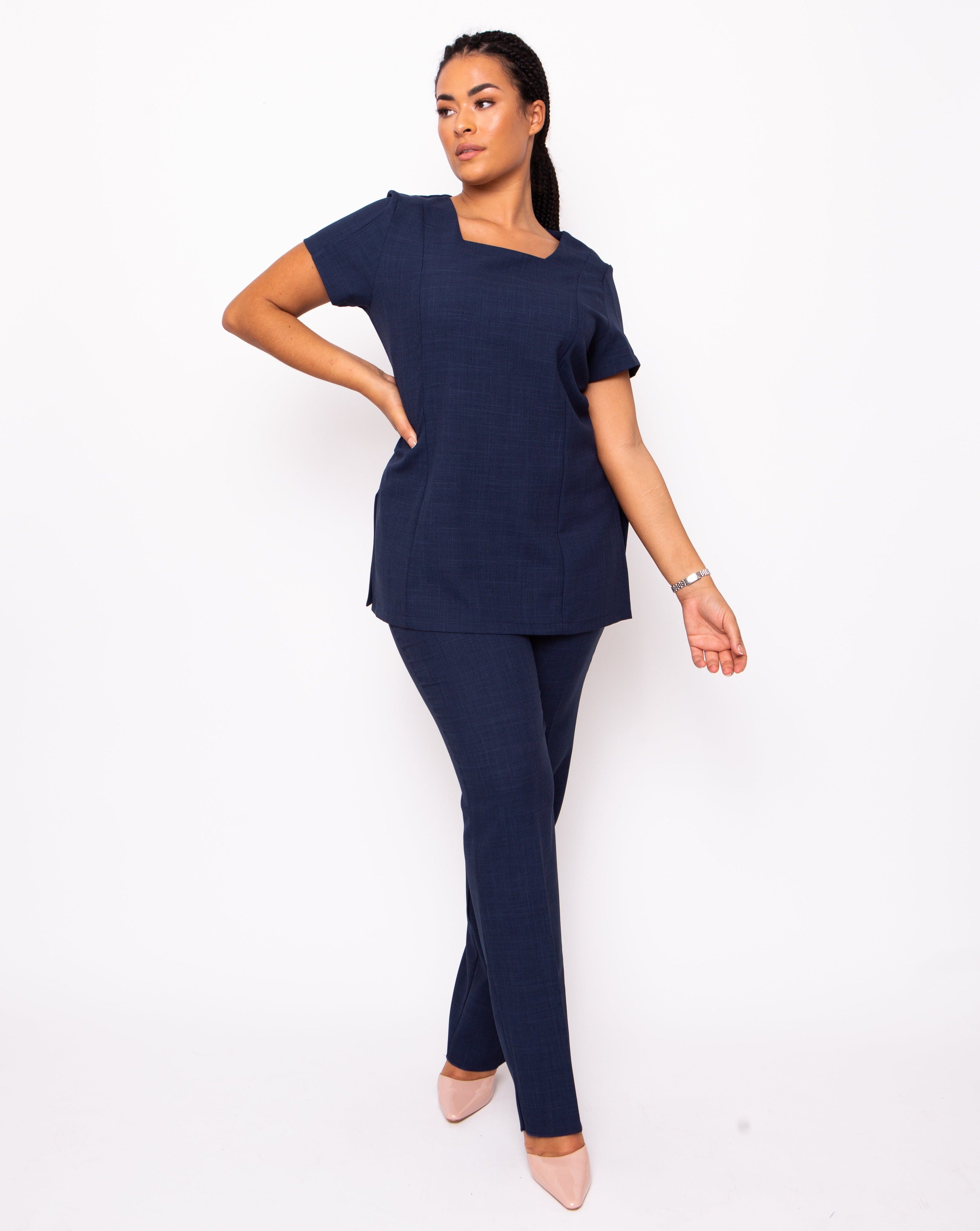 square neck beauty tunic with trouser