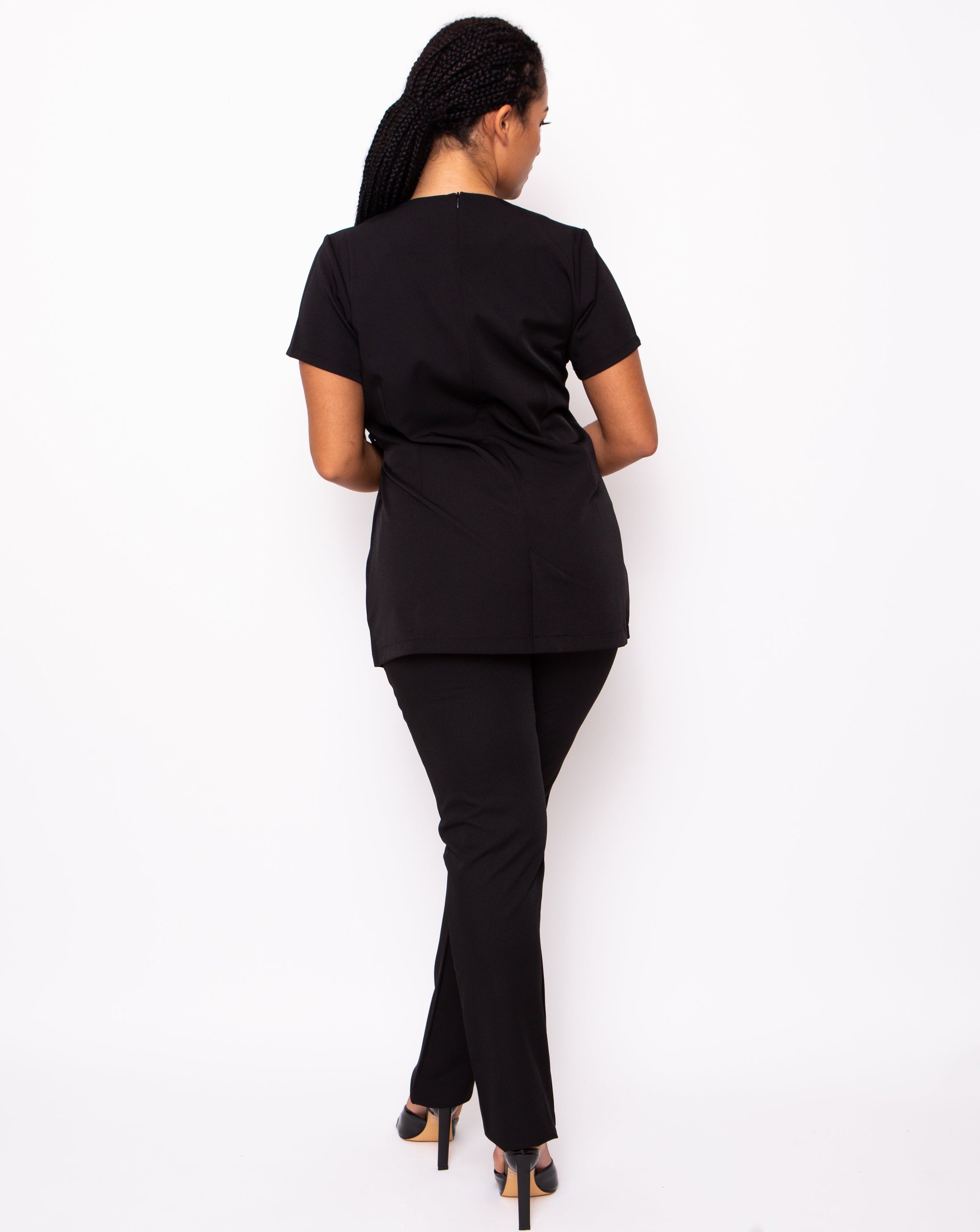 hairdressing black tunic