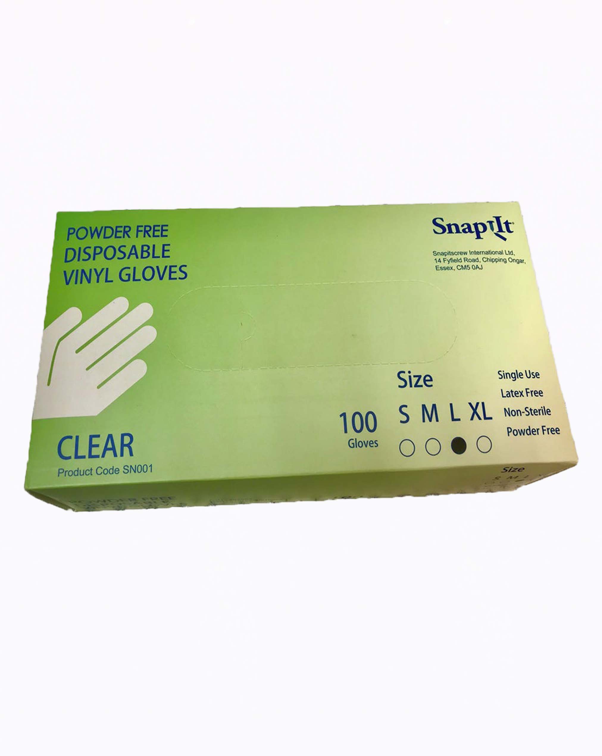 Clear Vinyl Gloves (Box of 100)