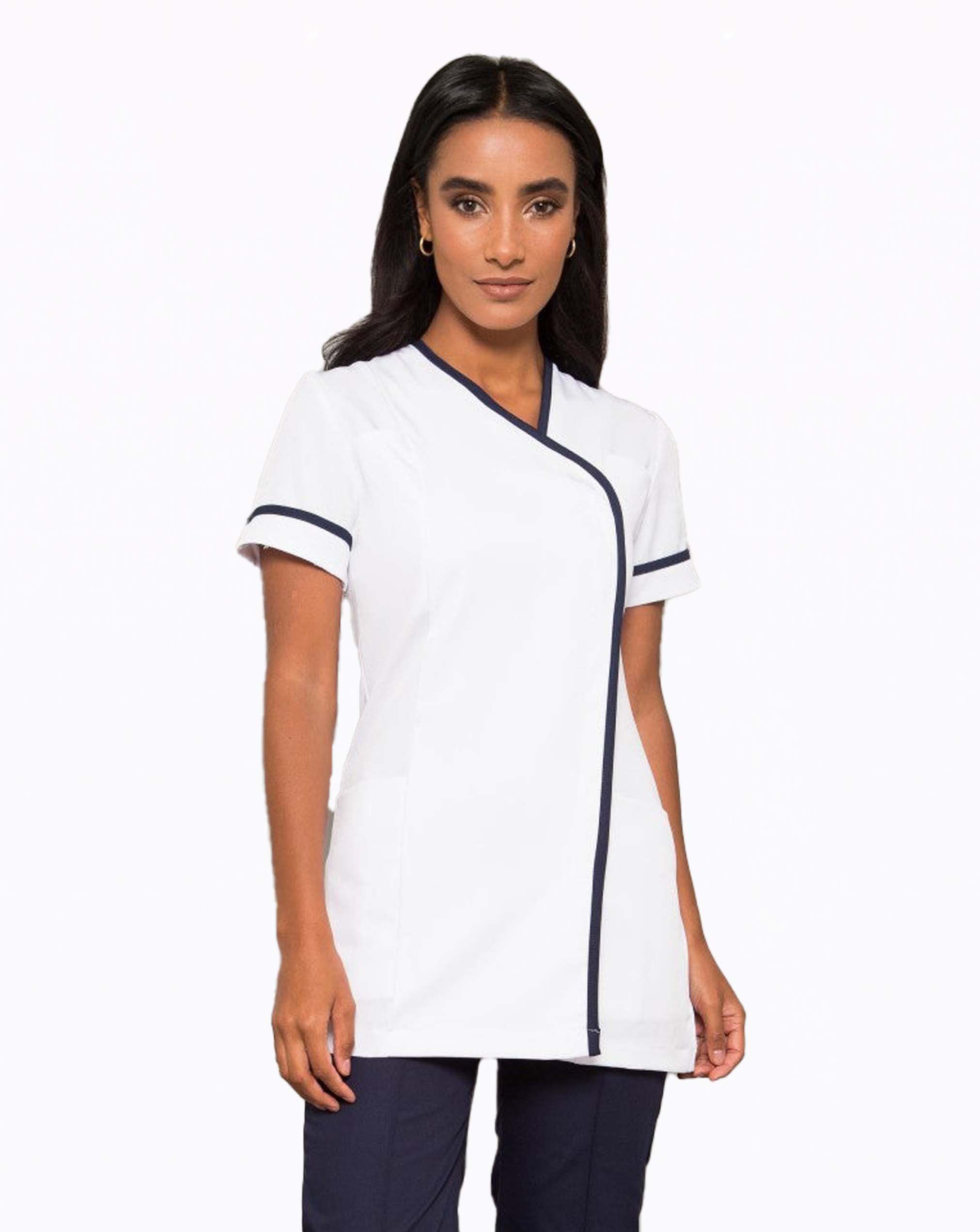 Delamere Asymmetric Contrast Trim Tunic