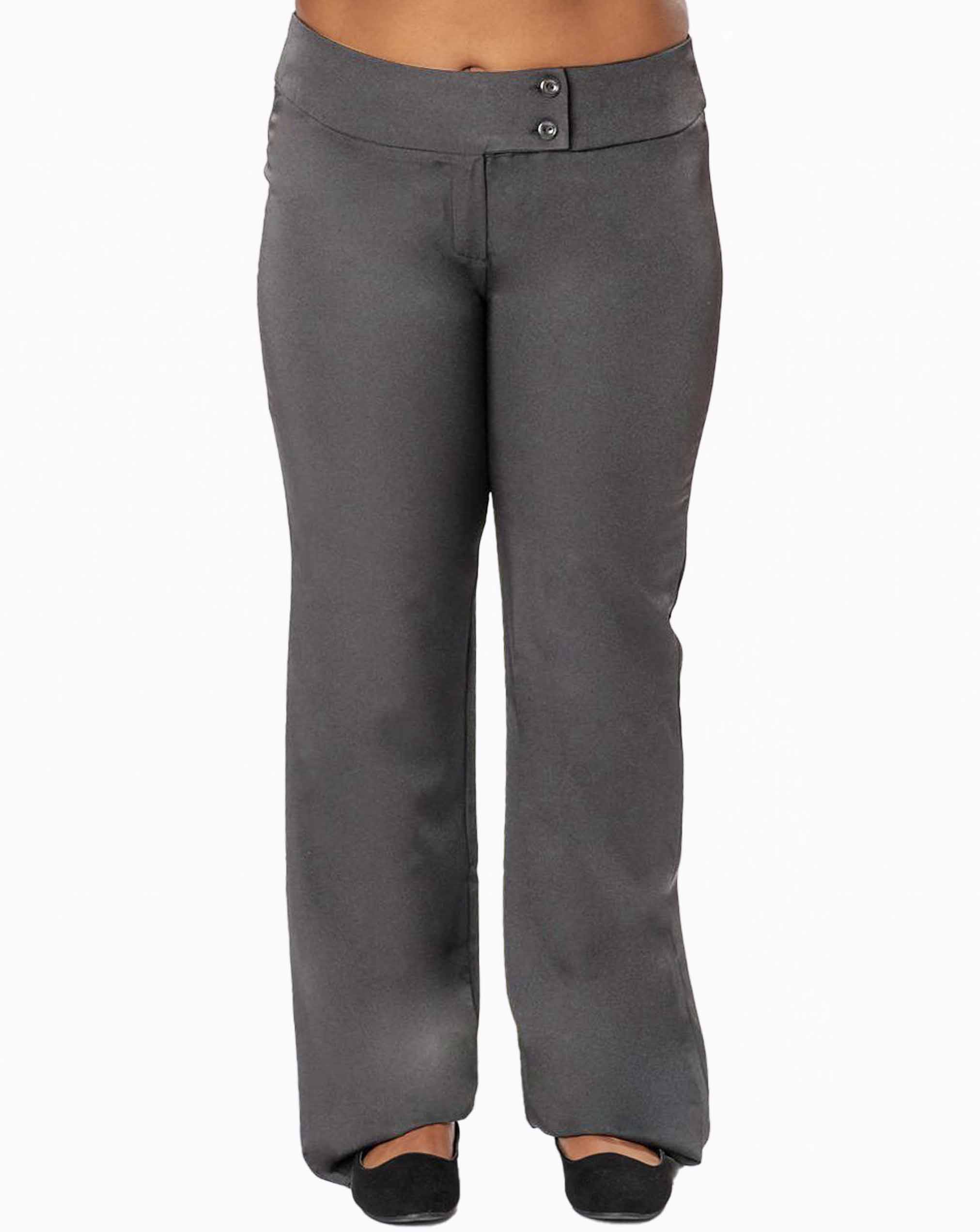 Fusion Wide Leg Work Trousers - Charcoal
