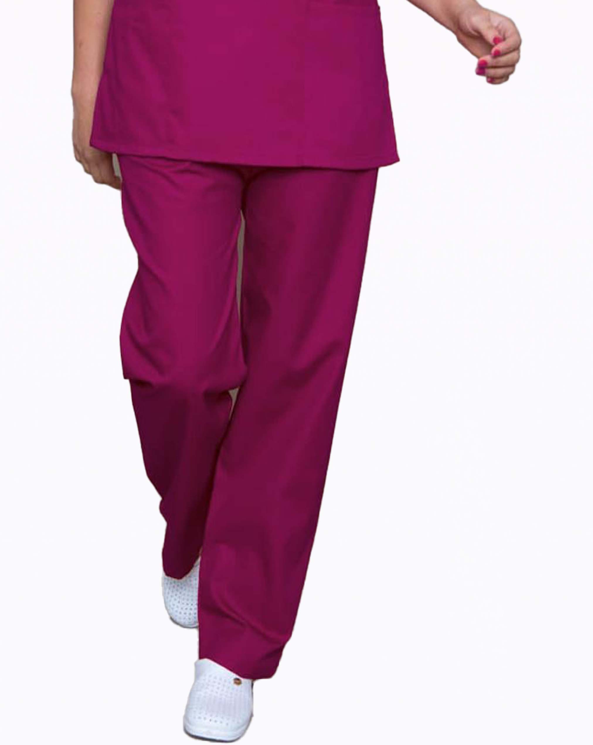 wine scrub trouser