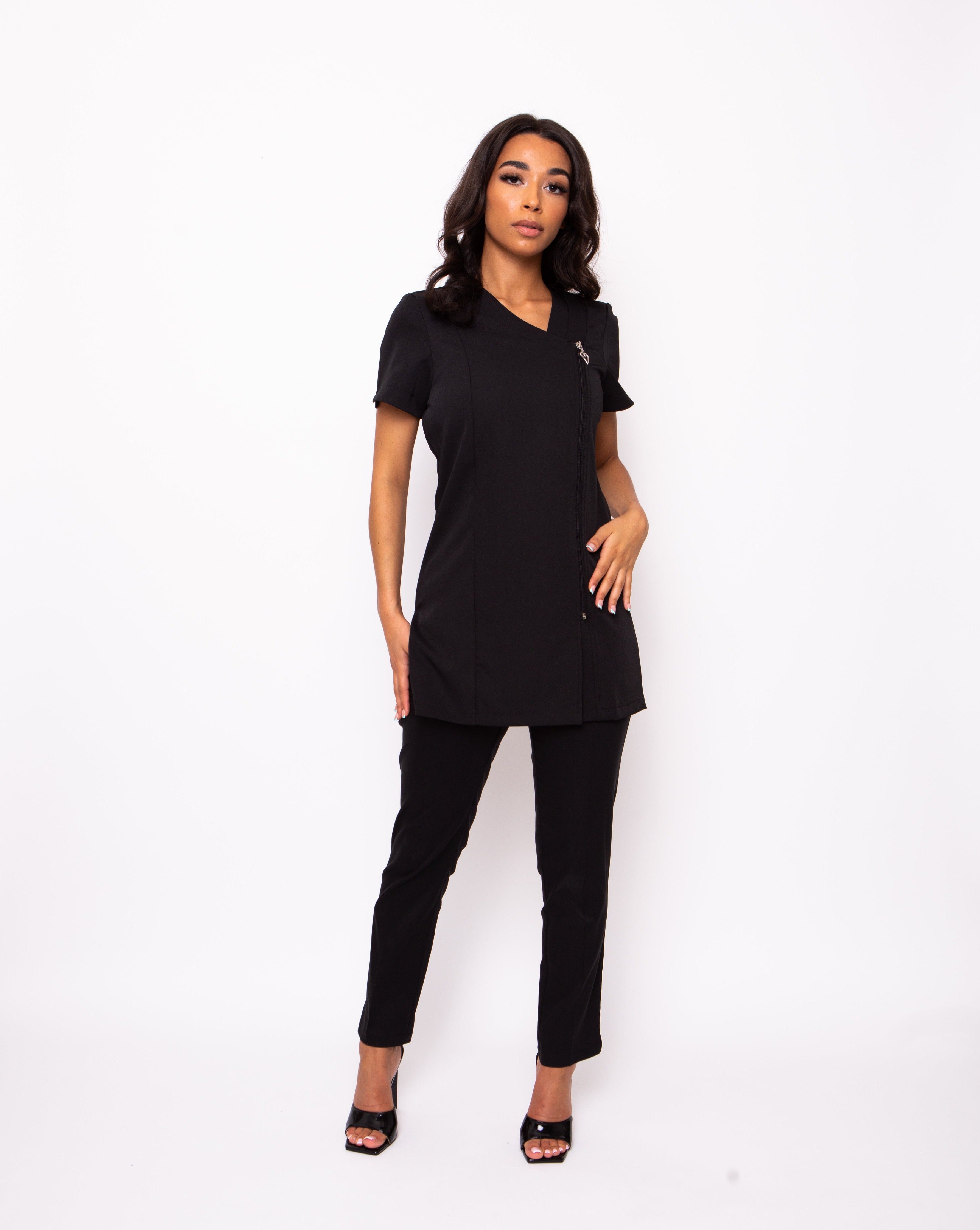  workwear womens asymmetrical  tunic