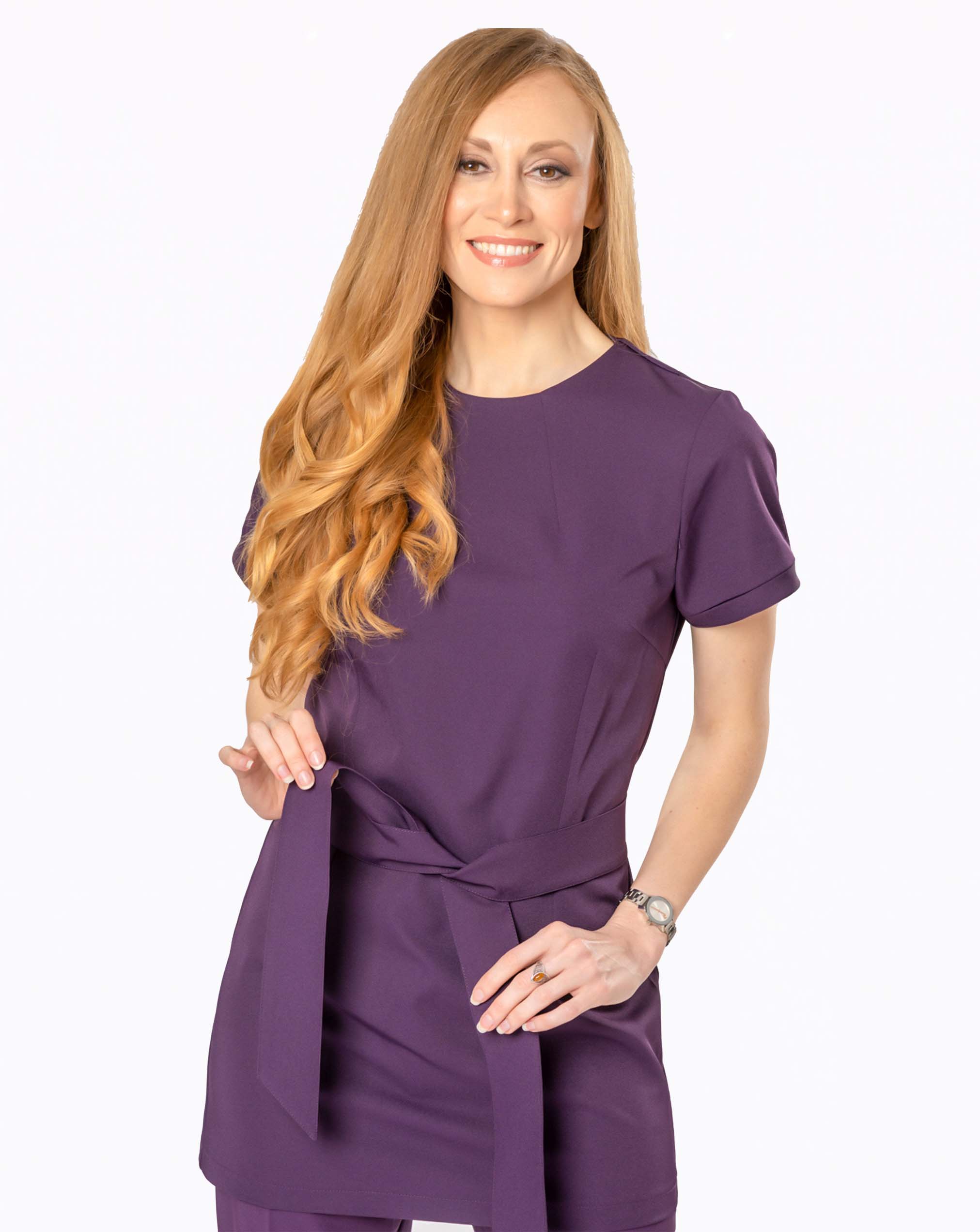 aubergine beauty tunic