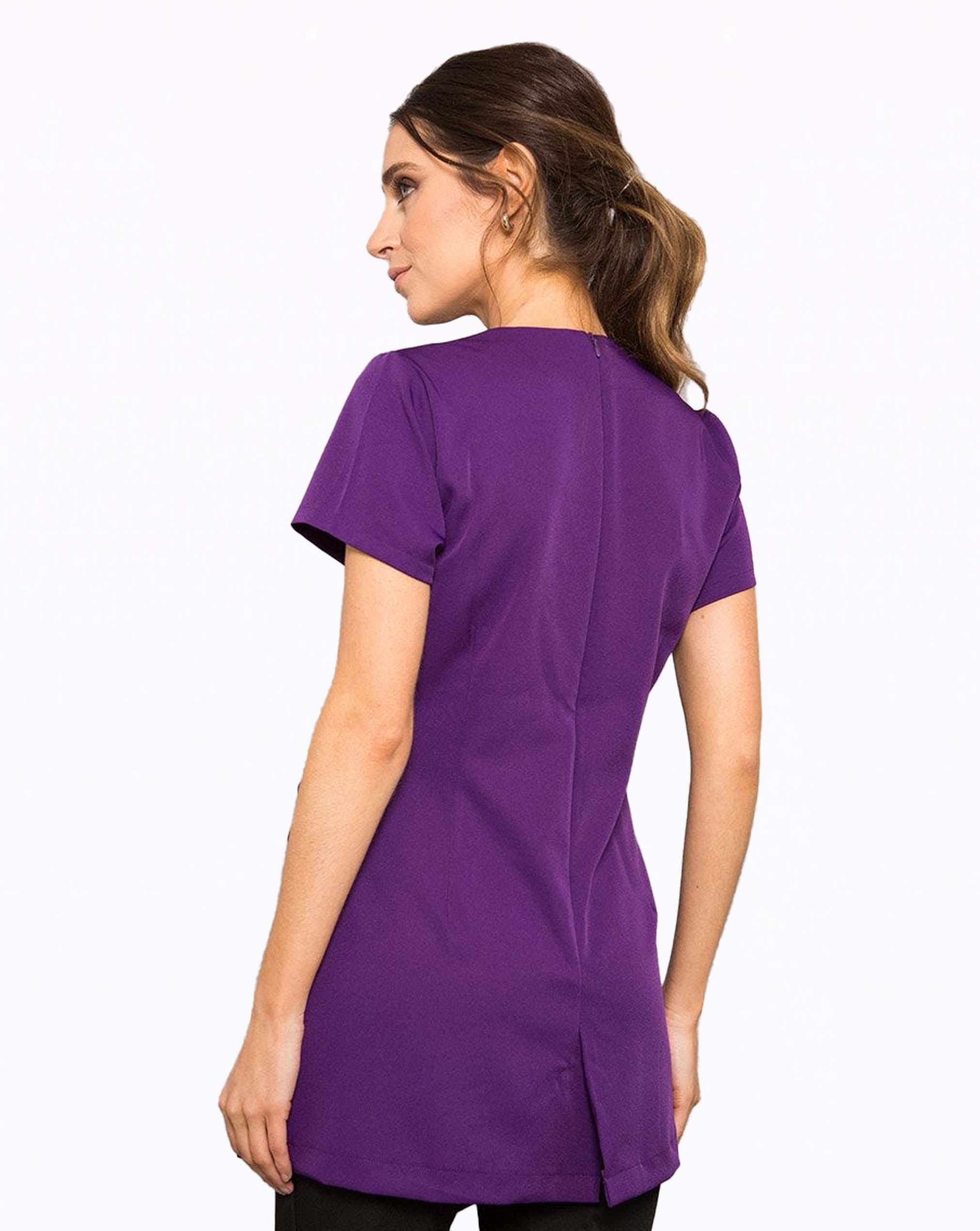 Tranquility Asymmetric Beauty Tunic - Purple